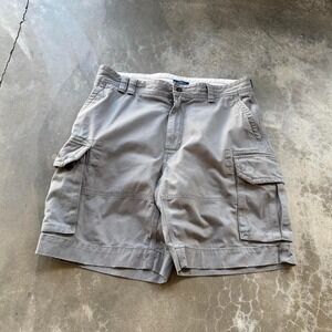 Polo Ralph Lauren grey heavy cotton cargo shorts 38